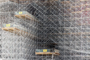 braz - construction scaffolding. 